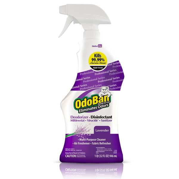 Odoban Odor Eliminator, 32 oz., Lavender, PK12 - 910162-QC12