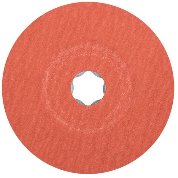 Disco de fibra COMBICLICK Pferd 40302, 4-1/2 pulgadas, óxido de aluminio A-COOL, grano 60 - 40302-PFERD