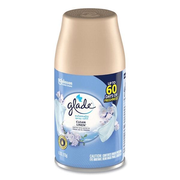 Glade Automatic Air Freshener Clean Linen 62 oz PK6 6PK - SJN337568