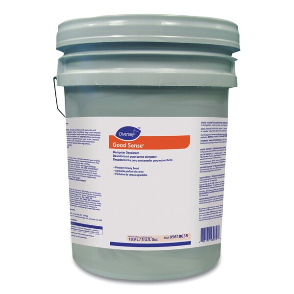Diversey Good Sense Dumpster Deodorant, Cherry, 5 gal - 95618635