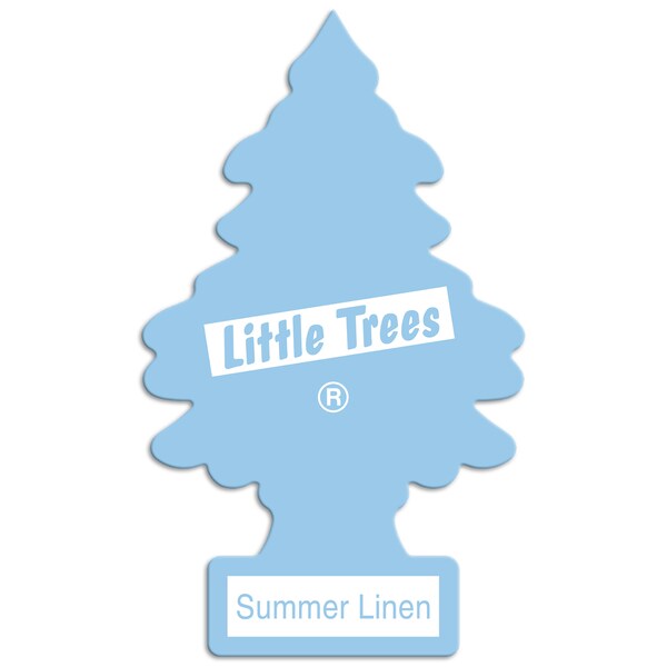 Car-Freshner Little Tree Air Fresheners 2-Pack, Summer Linen - U2S22074