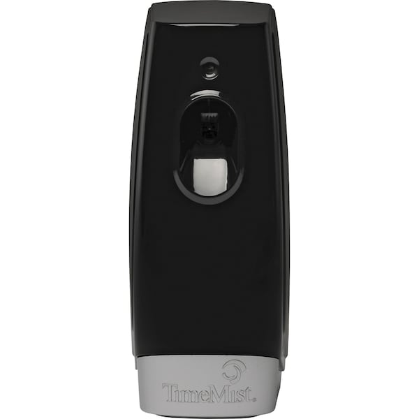 Timemist Settings Metered Air Freshener Dispenser, 3.4" x 3.4" x 8.25", Black - TMS1047811EA