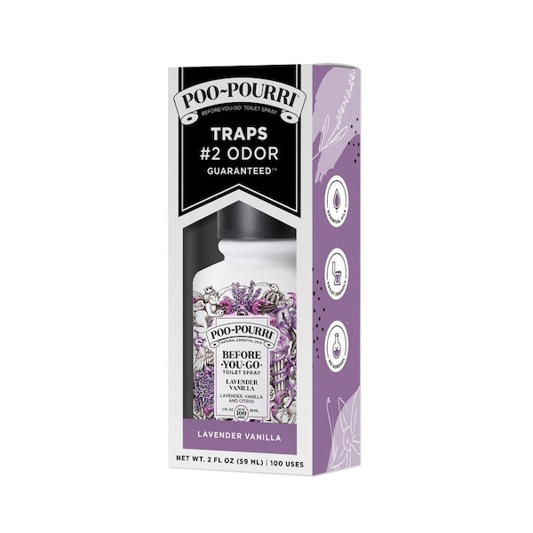Poo-Pourri Poo-Pourri Lavender Vanilla Scent Odor Eliminator 2 oz Liquid - LV-002-CB