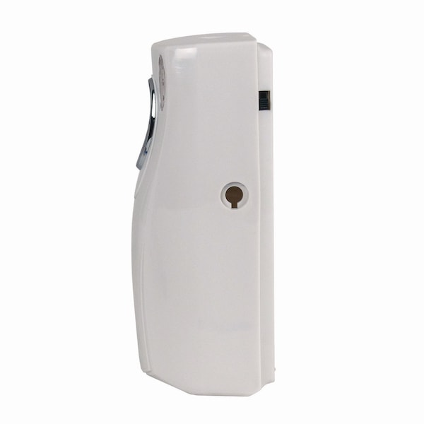 Boardwalk Classic Metered Air Freshener Dispenser, 4" x 3" x 9.5", White - BWK908