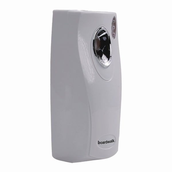 Boardwalk Classic Metered Air Freshener Dispenser, 4" x 3" x 9.5", White - BWK908