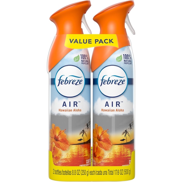 Febreze Air Refresher, Hawaiian Aloha Scent, 8.8 oz Multi, PK 6 - PGC97794CT