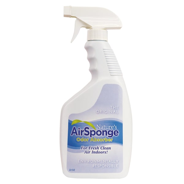 Natures Air Sponge Odor Absorber Spray, Fragrance Free, 22 oz Spray Bottle, PK12 - DMI 101-32