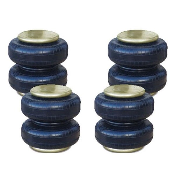 Airbagit AirBagIt BAG-FREE-6X 4-3800Lb Double Bellow Air Bags Air Springs - BAG-FREE-6X