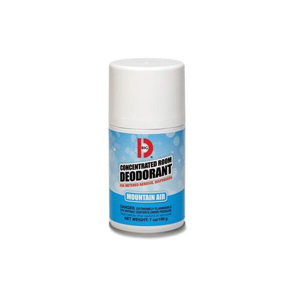 Big D BigDIndus, METERED CONCENTRATED ROOM DEODORANT, MOUNTAIN AIR SCENT, 7 OZ AEROSOL, 12PK - 463