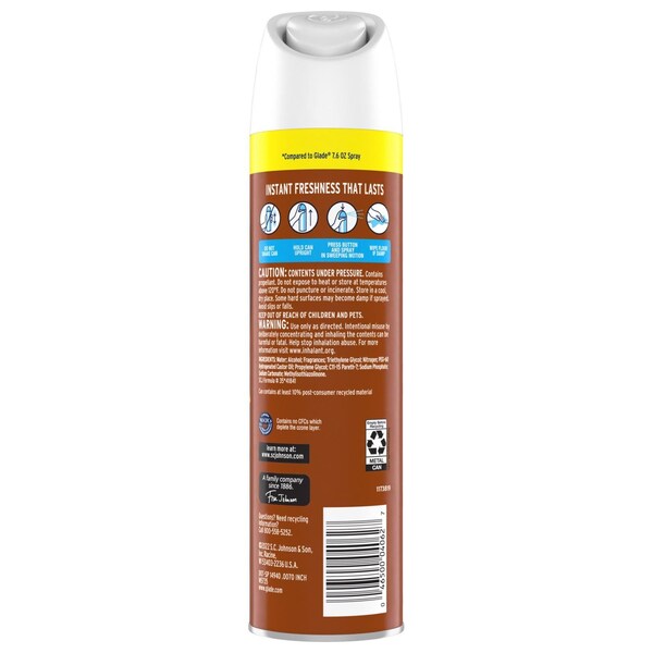 Glade Glade Cashmere Woods Scent Air Freshener 8.3 oz Aerosol 1 pk - 4062