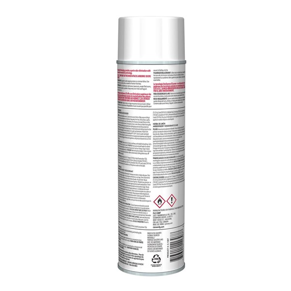 Claire Aerosol Air Freshener and Deodorizer, Lemongrass Citronella, 12 oz Aerosol Spray, 12PK - CL1307