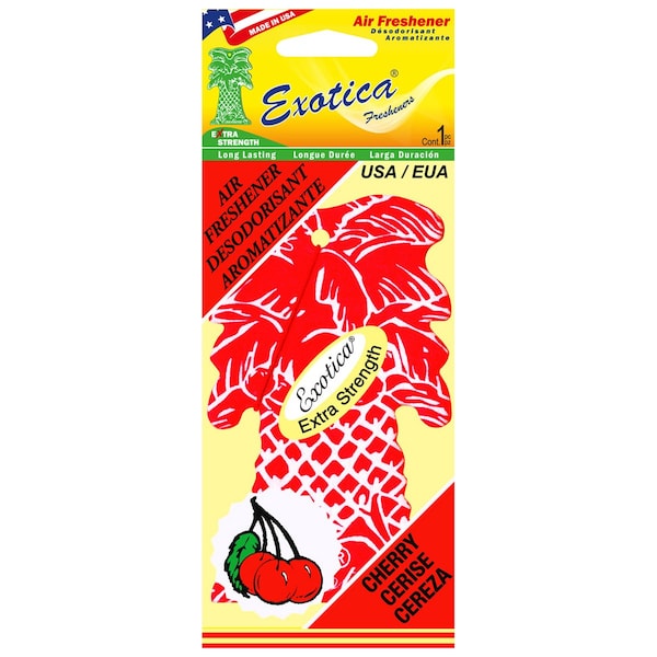 Exotica Fresheners AIR FRESHENER CHERRY/SINGLE TRILINGUAL - PT1CHE