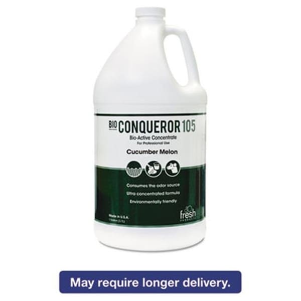 Fresh Products Fresh Products 1BWBCMF 1 gal Bio Conqueror 105 Enzymatic Odor Counteractant Concentrate - Cucumber Melon - 1BWBCMF