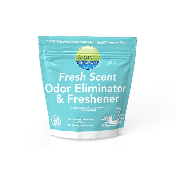 Aqua Chempacs Odor Elminator & Freshener/ Fresh Scent - 4-0998