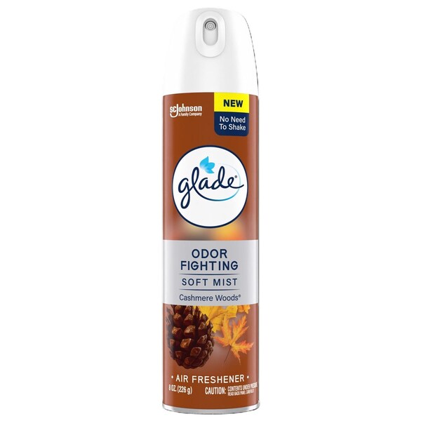 Glade Cashmere Woods Scent Air Freshener Spray 8 oz Aerosol - 5285