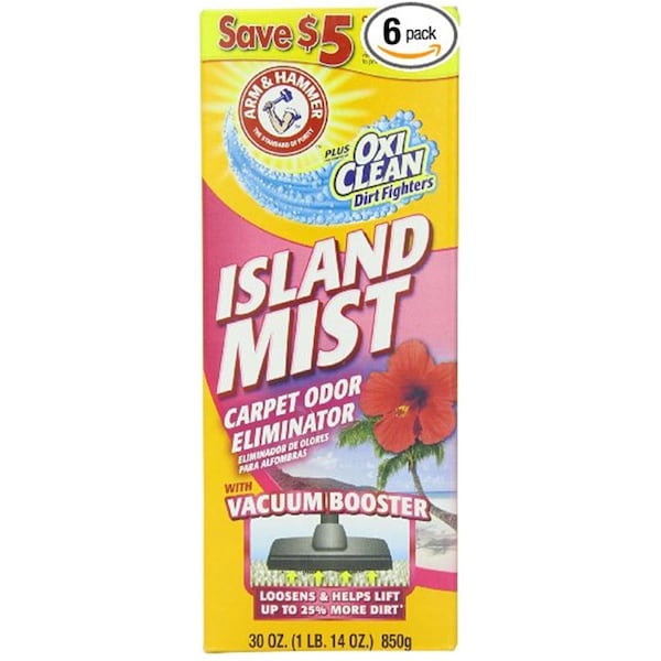 Arm & Hammer Co., Inc Cdc Island Mist Odor Eliminator For Carpet And Room, White - CH100802
