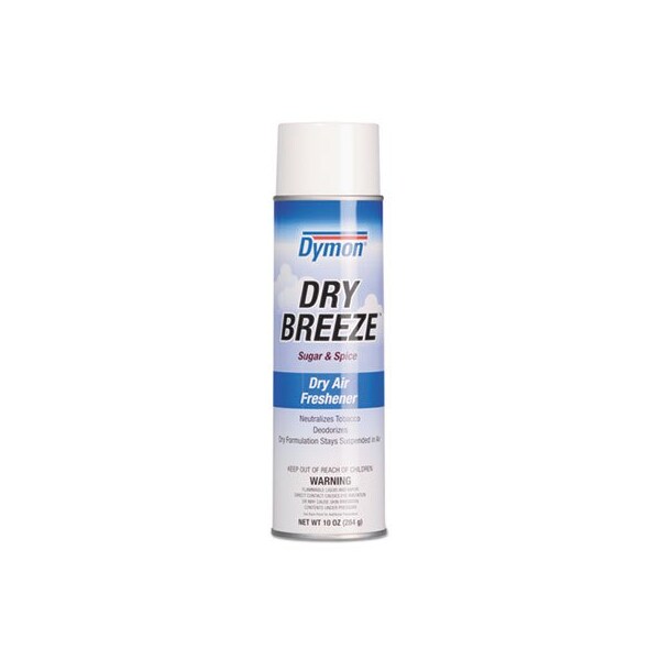 Itw Professional Dymon, DRY BREEZE AEROSOL AIR FRESHENER, SUGAR & SPICE, 10 OZ, 12PK - 70220