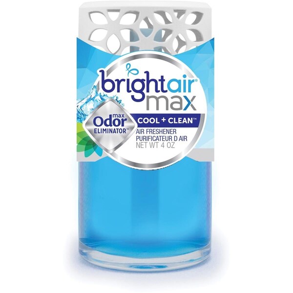Bpg International 4 fl oz Bright Air Max Odor Eliminator Air Freshener - Cool Clean - BRI900439CT