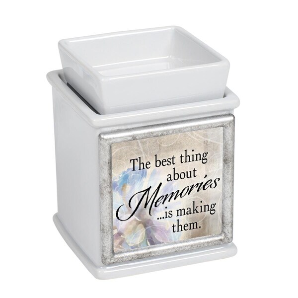 Dicksons Best Thing About Memories Interchangeable Fragrance Wax or Essential Oil Warmers - Grey - IW56GR