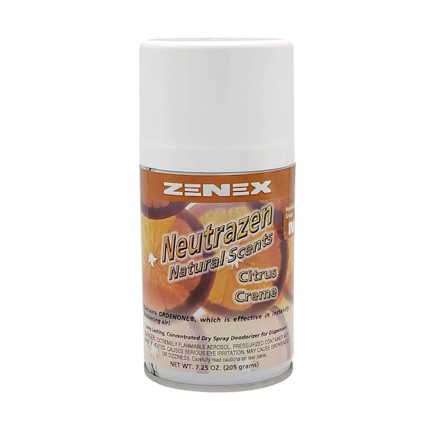 Zenex Neutrazen Citrus Creme Scent Metered Odor Neutralizer net 7 oz. 1 Can - 491505-1