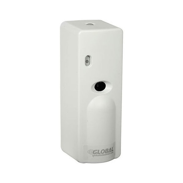 Global Industrial Automatic Air Freshener Dispenser Starter Kit, 1 Dispenser & 12 Refills, Fresh Linen - 641084