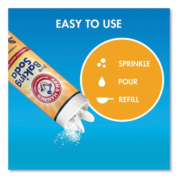 Arm & Hammer Baking Soda, 12 oz Refillable Shaker Canister, 6PK - 3320097531