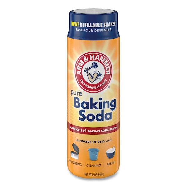 Arm & Hammer Baking Soda, 12 oz Refillable Shaker Canister, 6PK - 3320097531