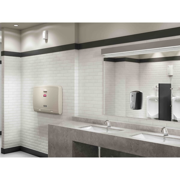 Rubbermaid Commercial TC Microburst Odor Control System 3000 LCD, 3.25" x 4.33" x 6.6", Wht - 1793532