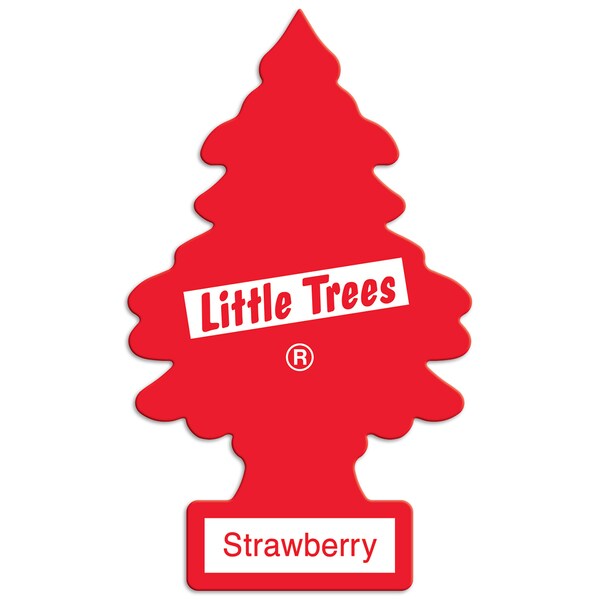Car-Freshner Little Tree Air Fresheners 2-Pack, Strawberry - U2S22012