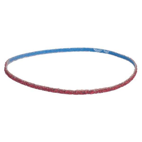 Norton Abrasives Sanding Belt, Recubierto, 3/4 pulgadas de ancho, 20 1/2 pulgadas de largo, 120 granos, Medio, Cerámica, R981 SG, Rojo - 78072727380