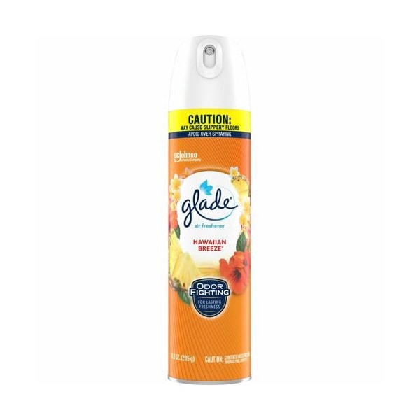 Sc Johnson Air Freshening Spray, Hawaiian Breeze, Glade, 8.3oz, 2/PK - SJN346571
