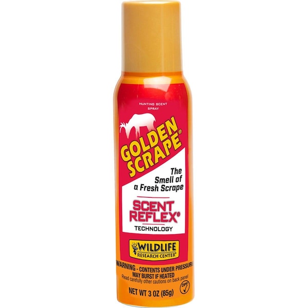 Wildlife Research Cente Wildlife Research 3 oz Research Golden Scrape Spray, Orange - 1004051