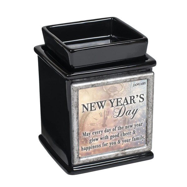 Dicksons Holidays of the Month Interchangeable Fragrance Wax or Essential Oil Warmers - Black - IWH6BK
