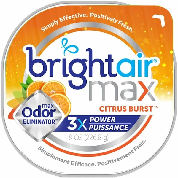 Bright Air Max Odor Eliminator, Citrus Burst Scented, 8 oz - 900436