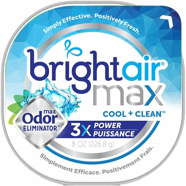 Bright Air Max Odor Eliminator, Cool & Clean Scented, 8 oz - 900437