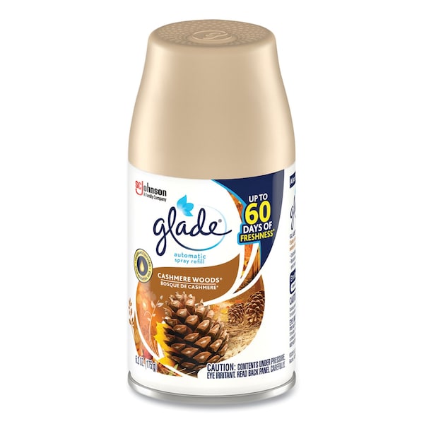Glade Automatic Air Freshener, Cashmere Woods, 6.2 oz, 4PK - 375638