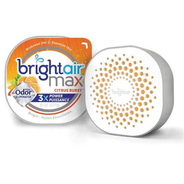Bright Air BRI Max Scented Gel Odor Eliminator, Orange - BR465674