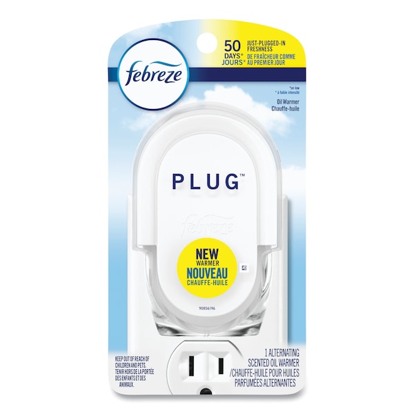 Febreze PLUG Air Freshener Warmer, 2.5" x 3" x 4", Off White - 76985EA