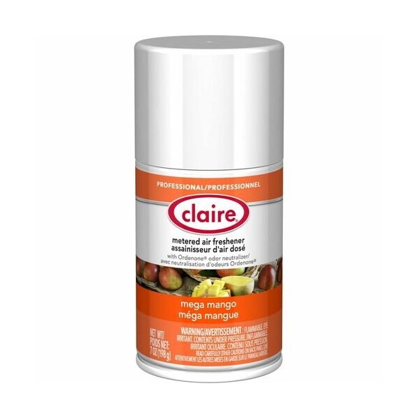 Claire Air Freshener, Metered, Mega Mango, 7 oz, 12PK - CGCCL116CT