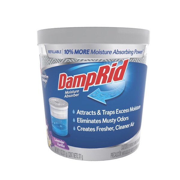 Damprid DampRid Moisture Absorber Lavender Vanilla Scent 11 oz - FG01LVSB