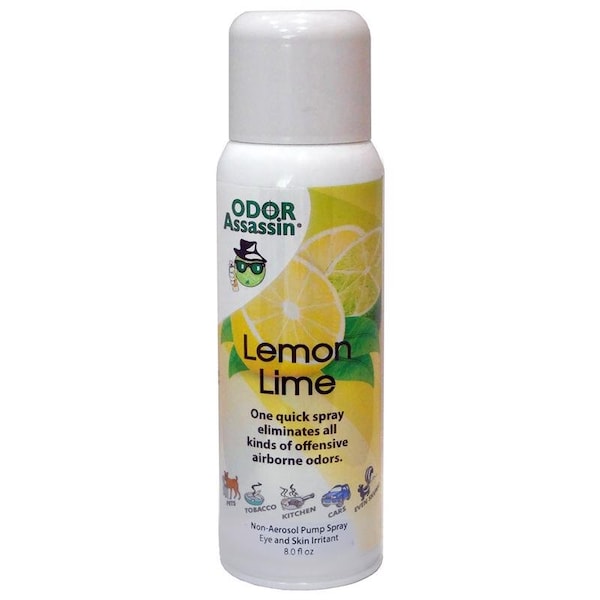 Odor Assassin Odor Assassin Lemon Lime Scent Odor Control Spray 8 oz Liquid - 104486