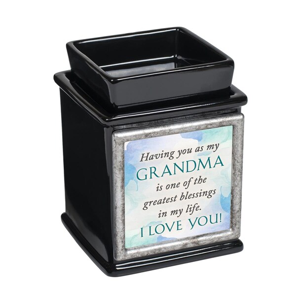 Dicksons Grandma Greatest Blessing Interchangeable Fragrance Wax or Essential Oil Warmers - Black - IW62BK