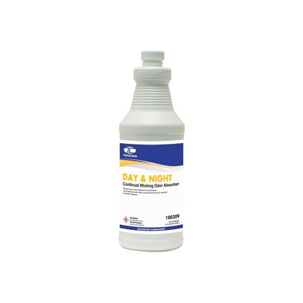 Theochem Laboratories Theochem Laboratories Day And Night Wicking Odor Absorber, 32 Oz. Bottle, Lavender, 12/Carton - 309QT
