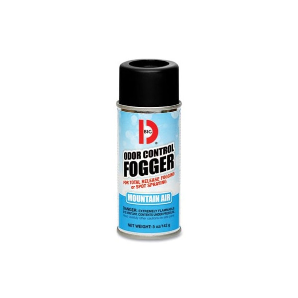 Big D BigDIndus, Odor Control Fogger, Mountain Air Scent, 5 Oz Aerosol, 12PK - 344