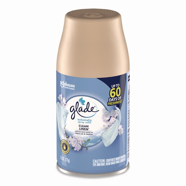 Glade Automatic Air Freshener, Clean Linen, 6.2 oz Can, 4PK - 375630