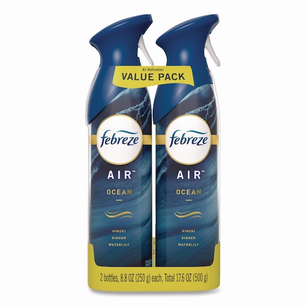 Febreze AIR, Ocean, 8.8 oz Aerosol Spray, 2PK - 48312