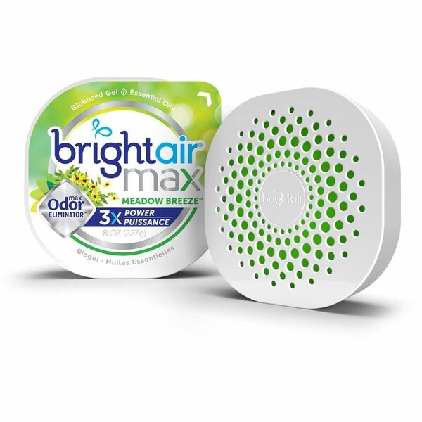 Bright Air Max Odor Eliminator, Meadow Breeze Scented, 8 oz - 900438