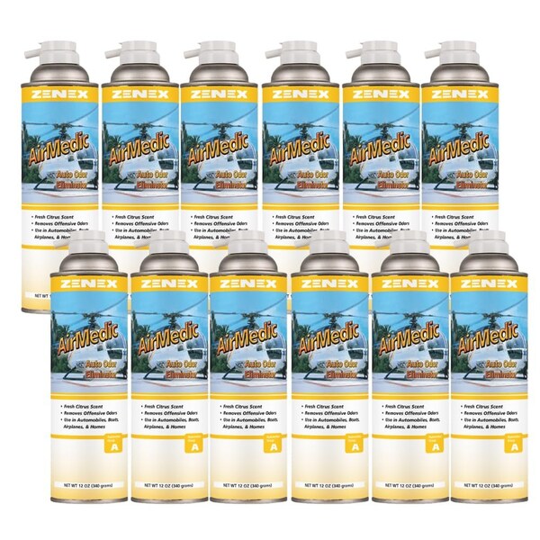Zenex Air Medic Auto Odor Eliminator net 12 oz., 12PK - 491975