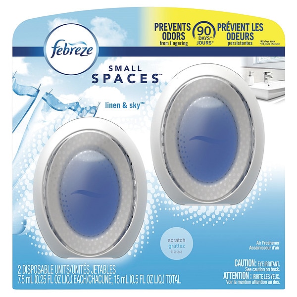 Febreze Odor Eliminator, 15 mL, Cartridge, PK6 - 55868