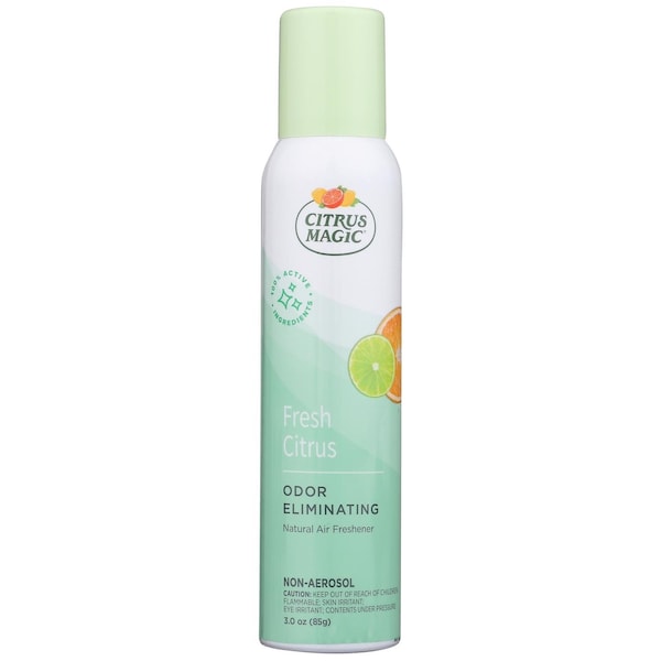 Citrus Magic Citrus Magic Tropical Citrus Blend Scent Air Freshener Spray 3 oz Aerosol - 612112751- 6PK